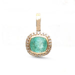 Emerald Diamond Pendant