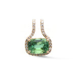 Tourmaline Mix Diamond Pendant