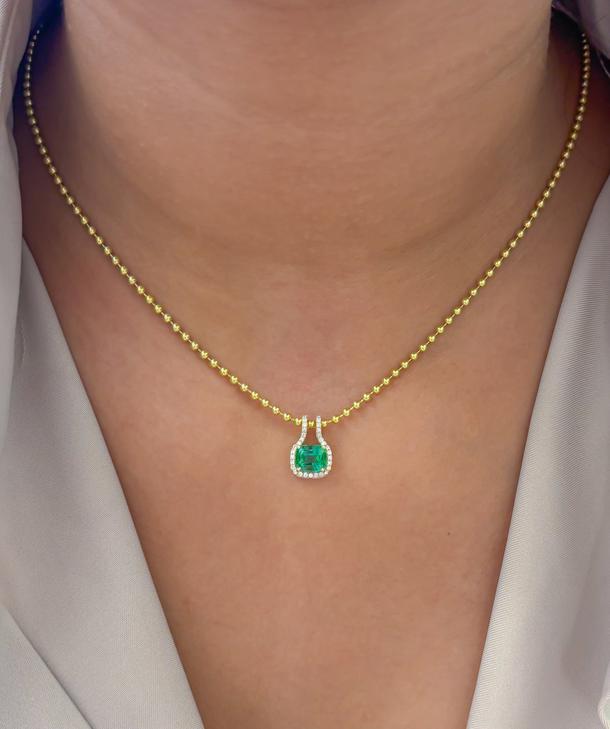 Tourmaline Mix Diamond Pendant