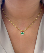 Tourmaline Mix Diamond Pendant