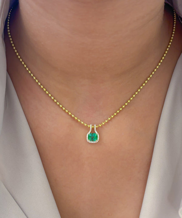 Tourmaline Mix Diamond Pendant