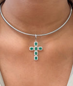 Emerald Diamond Pendant