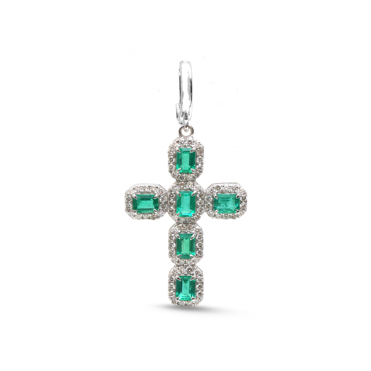 Emerald Diamond Pendant