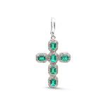 Emerald Diamond Pendant