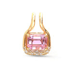 Kunzite Diamond Pendant