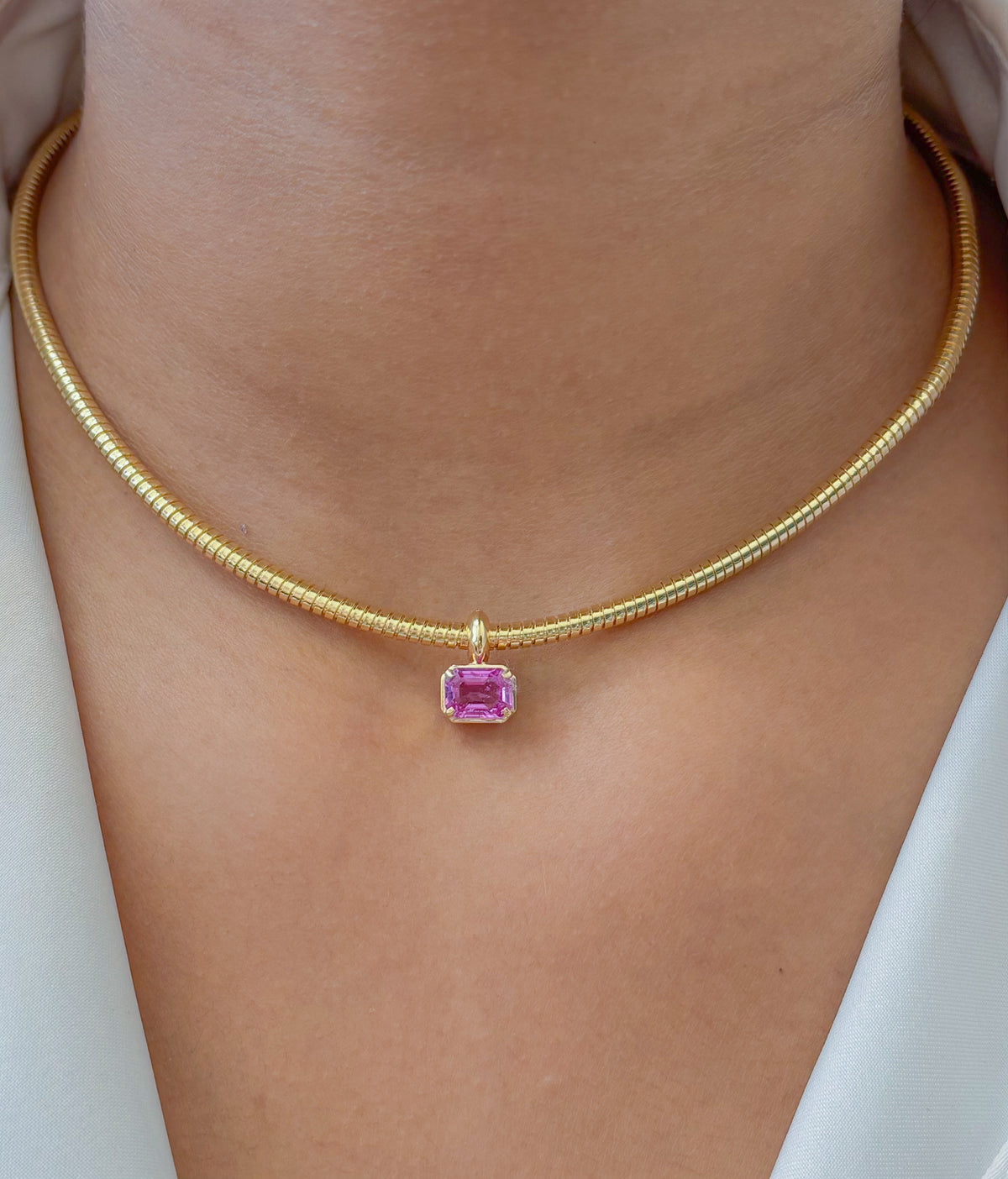 Pink Sapphire Pendant