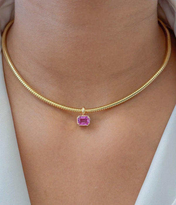 Pink Sapphire Pendant