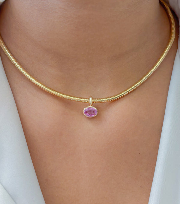 Pink Sapphire Pendant