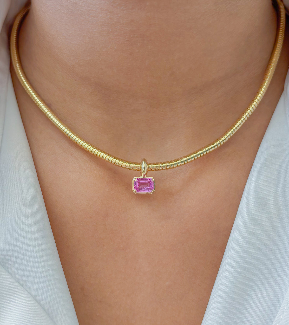 Pink Sapphire Pendant