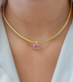 Pink Sapphire Pendant