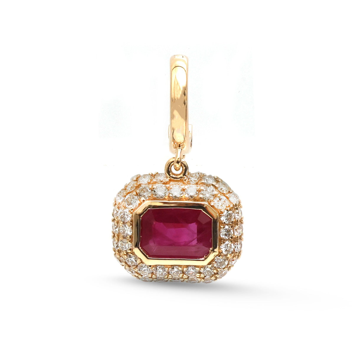 Ruby Diamond Pendant