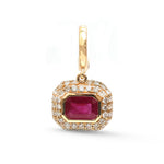 Ruby Diamond Pendant