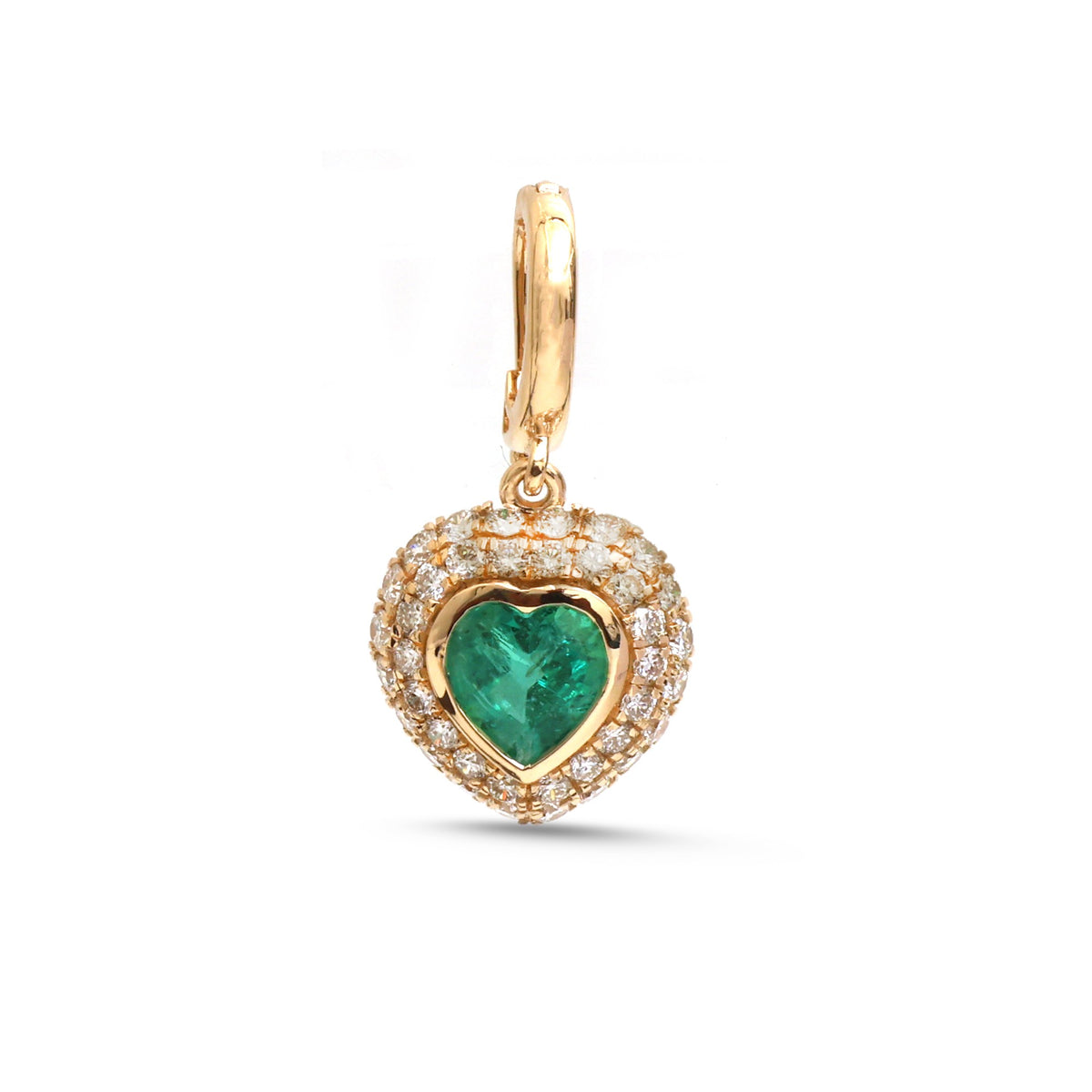 Emerald Diamond Pendant