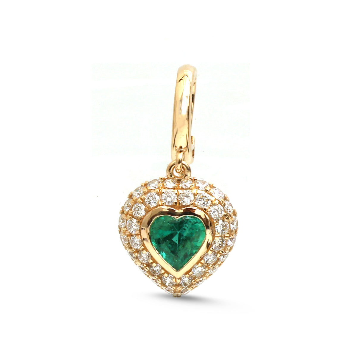 Emerald Diamond Pendant