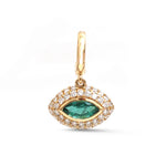 Emerald Diamond Pendant
