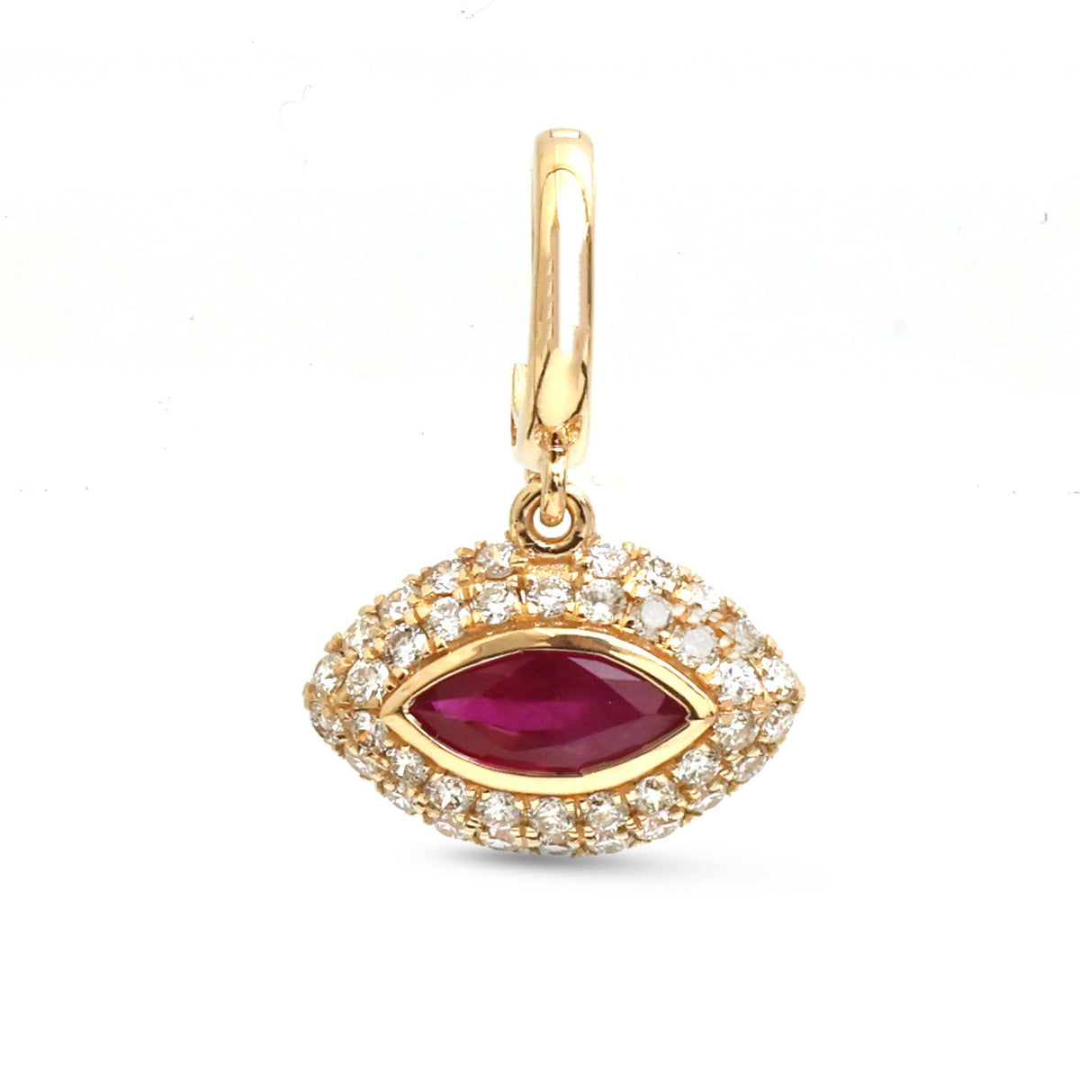 Ruby Diamond Pendant