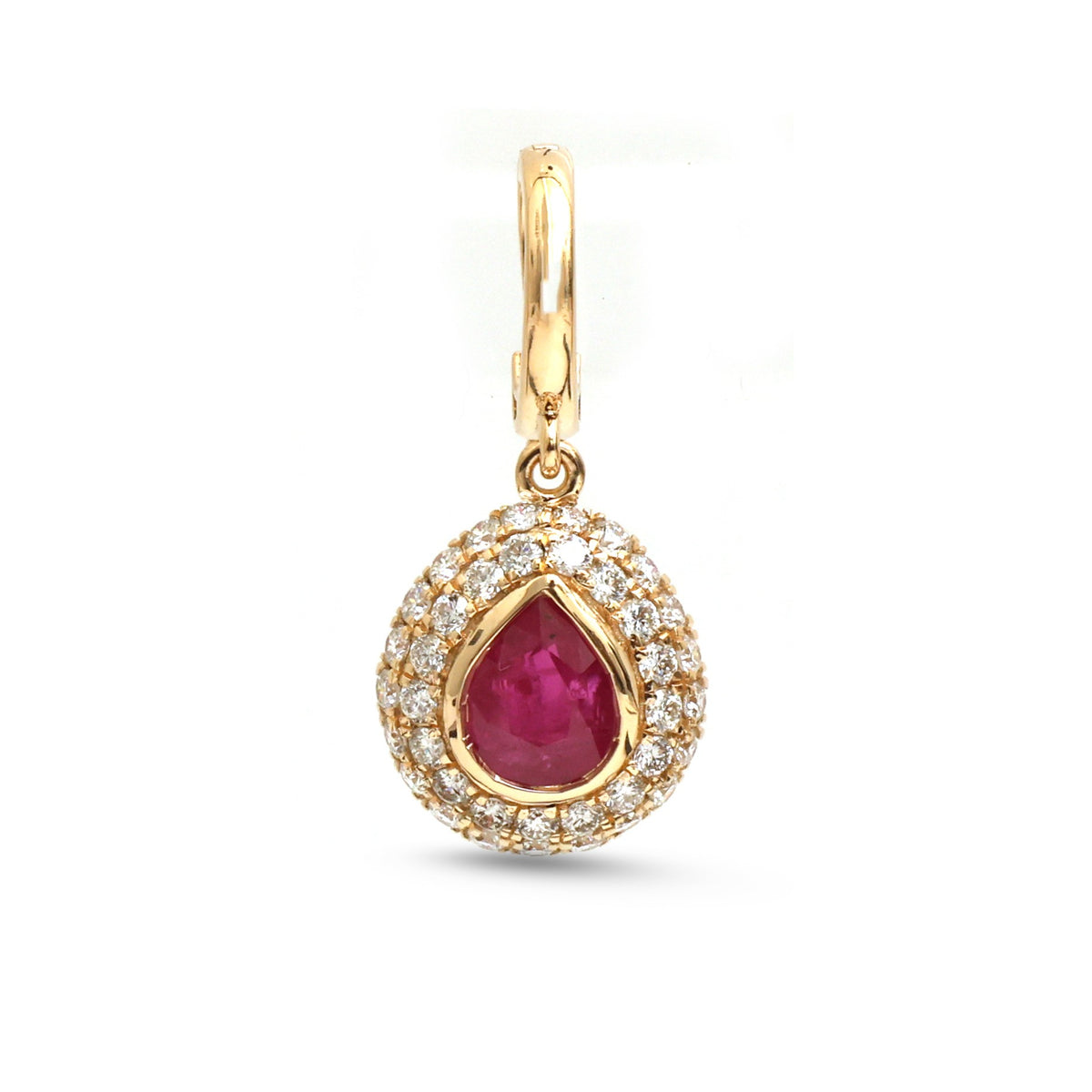 Ruby Diamond Pendant