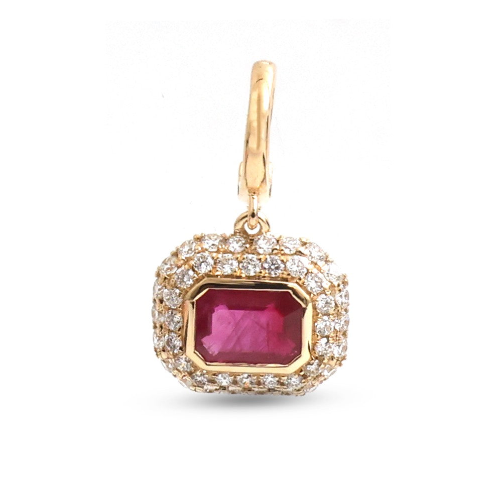 Ruby Diamond Pendant