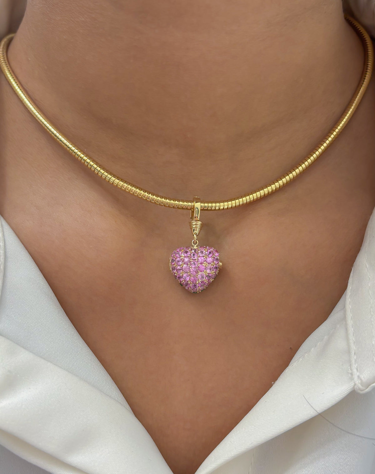 Pink Sapphire Pendant