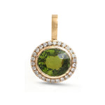 Tourmaline Mix Diamond Pendant
