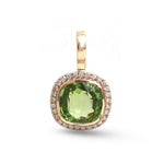 Tourmaline Mix Diamond Pendant