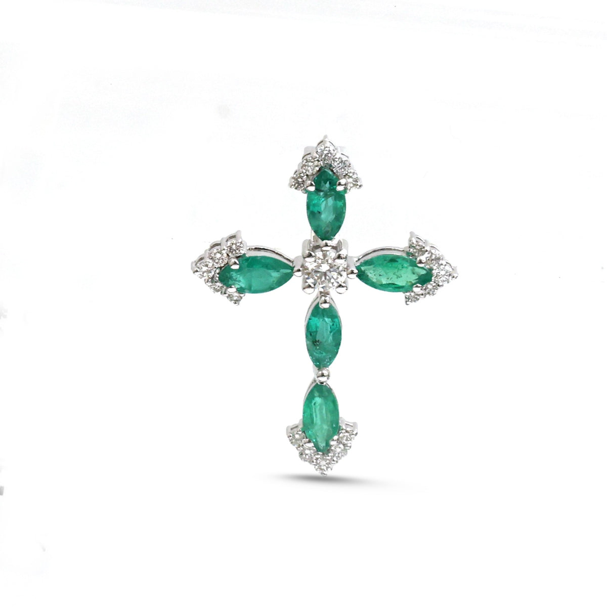 Emerald Diamond Pendant