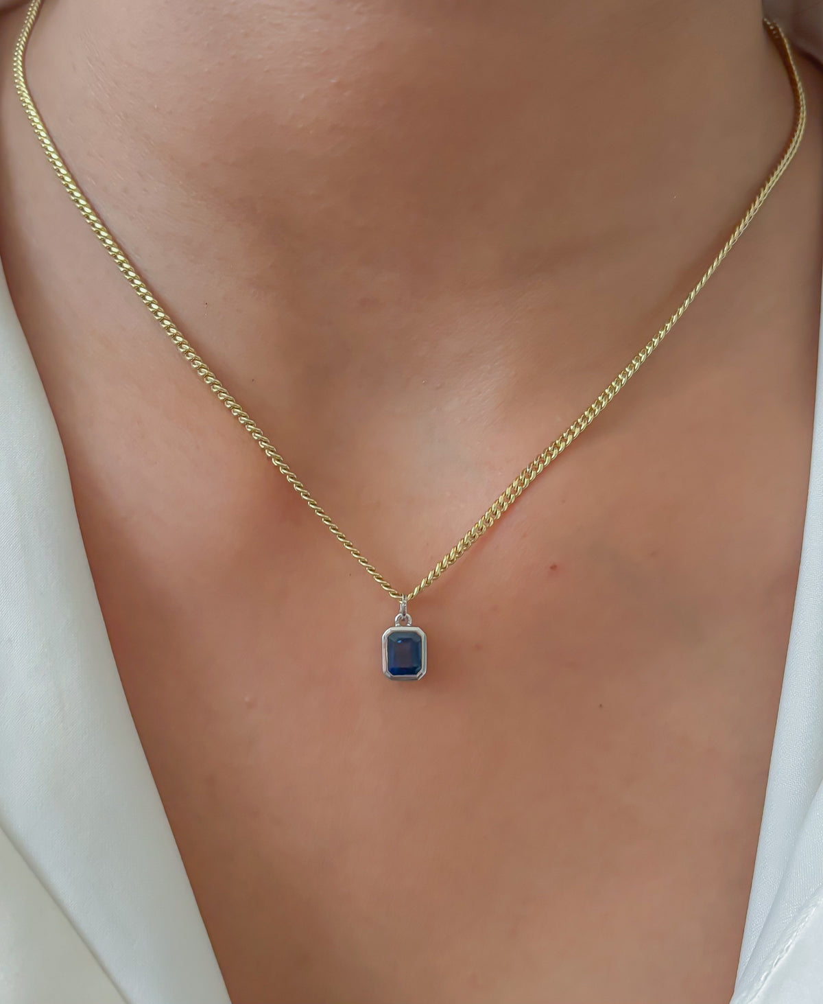 Blue Sapphire Pendant