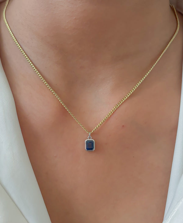 Blue Sapphire Pendant