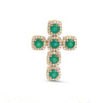 Emerald Diamond Pendant