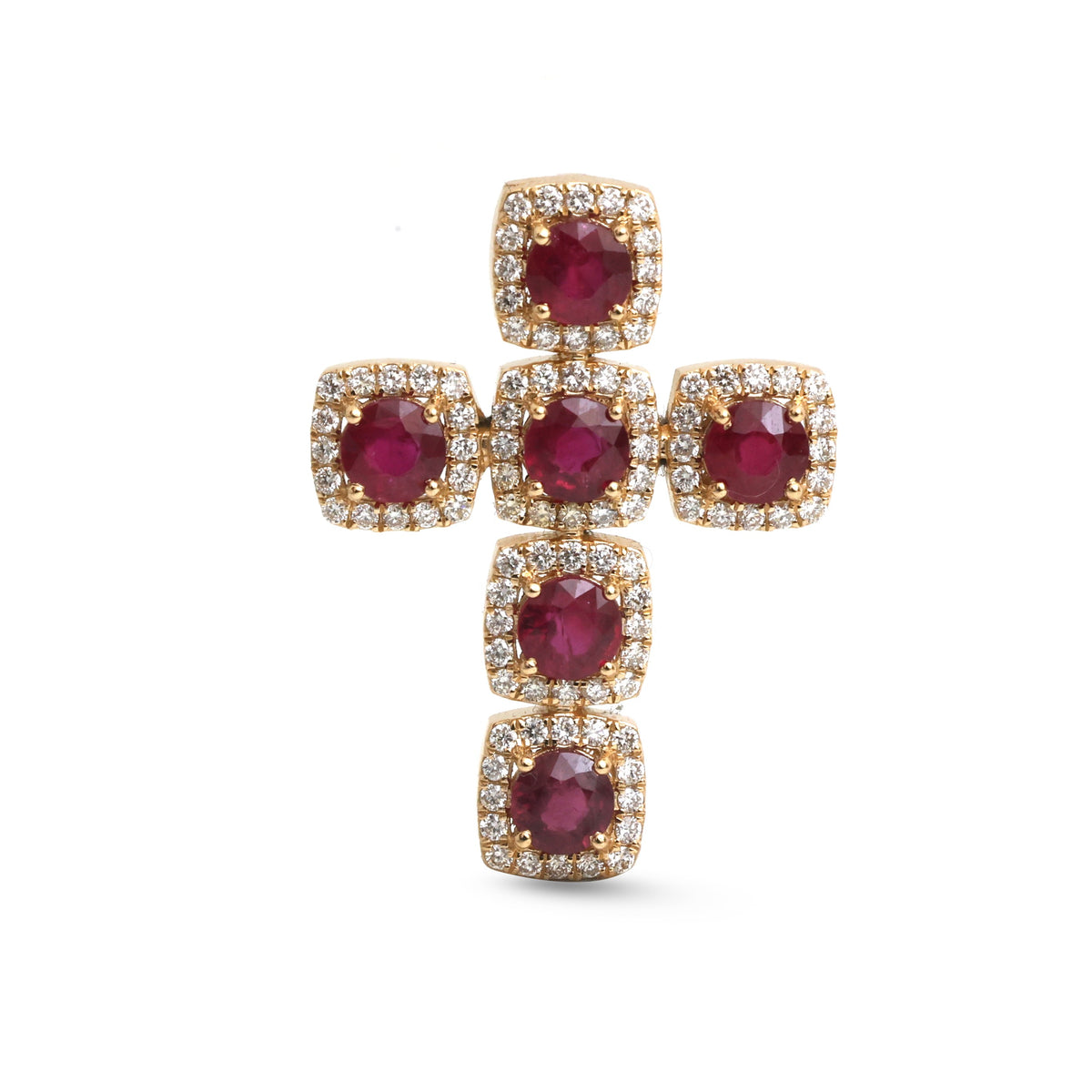 Ruby Diamond Pendant