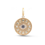 Diamond Blue Sapphire Pendant