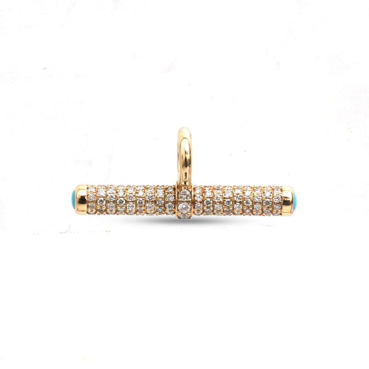 Diamond Turquoise Pendant