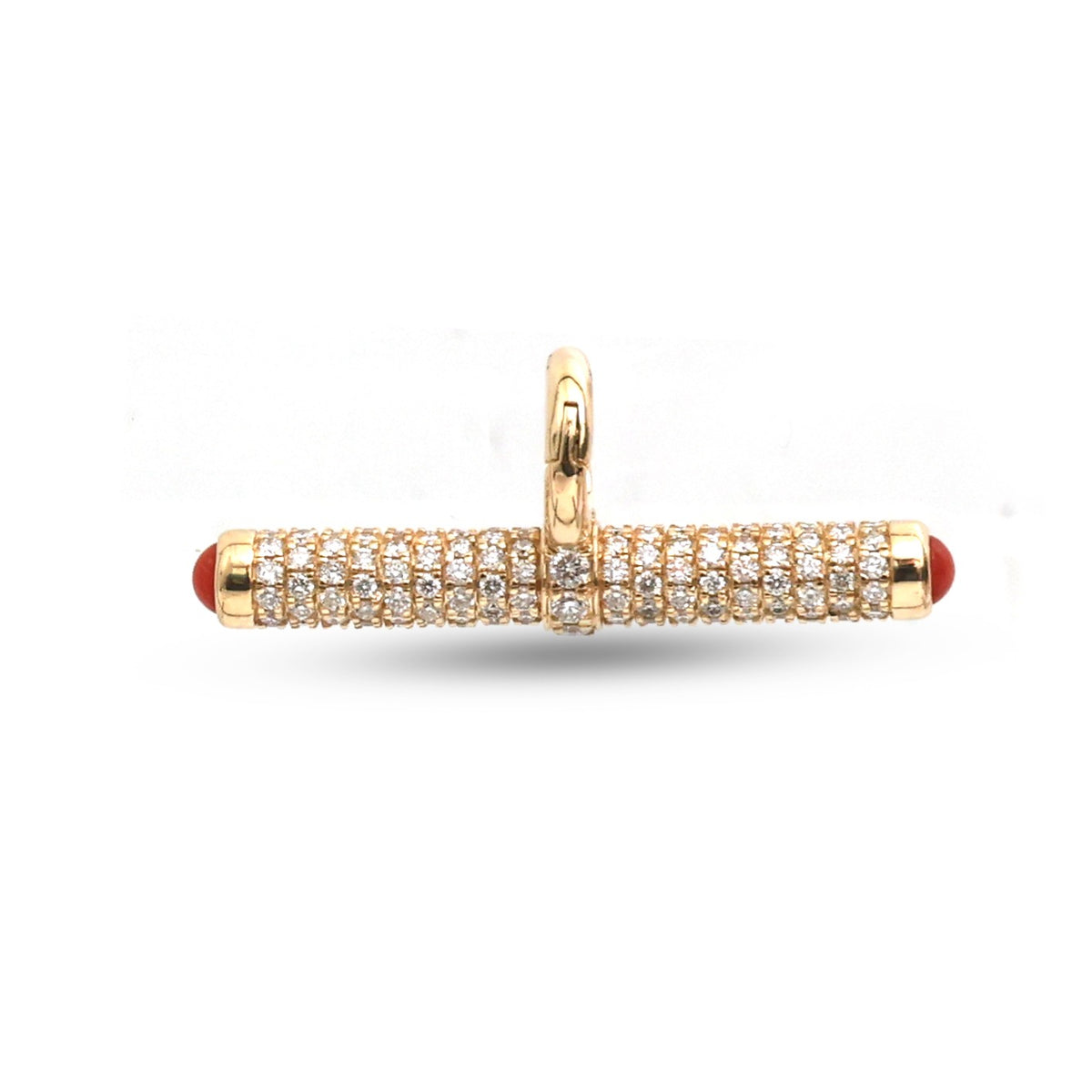 Diamond Coral Pendant