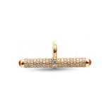 Diamond Coral Pendant