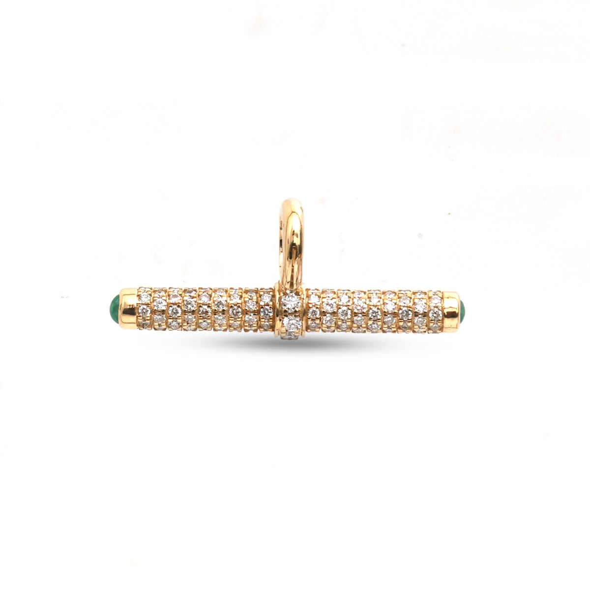 Diamond Emerald Pendant