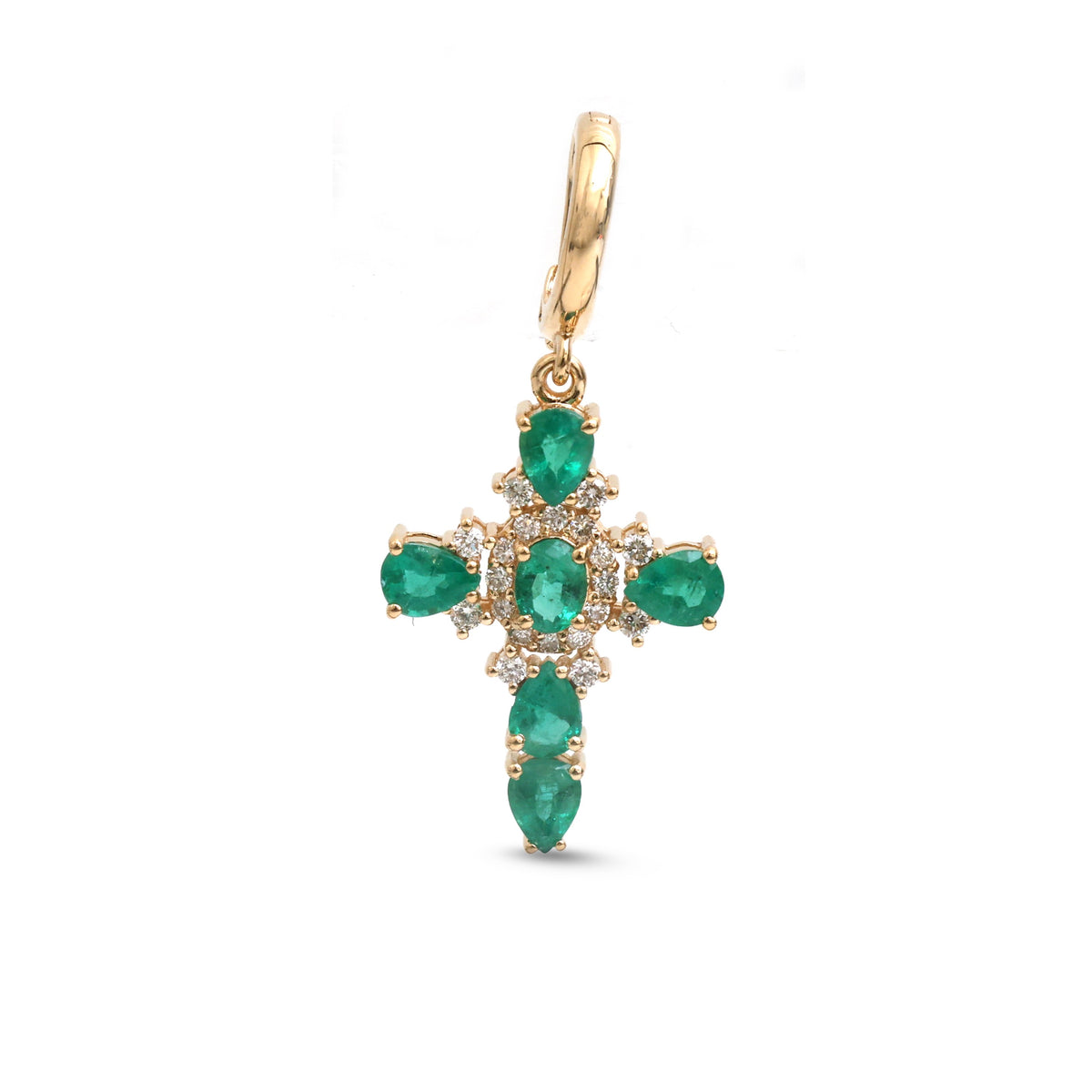 Emerald Diamond Pendant