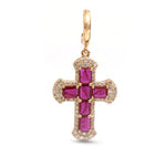 Ruby Diamond Pendant