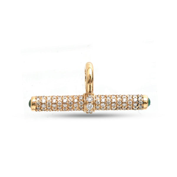 Diamond Emerald Pendant