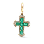 Emerald Diamond Pendant