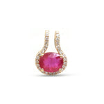Ruby Diamond Pendant