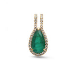Emerald Diamond Pendant