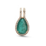 Emerald Diamond Pendant