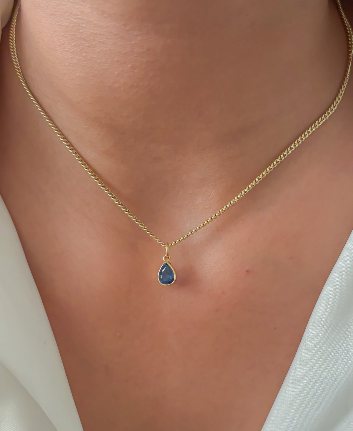 Blue Sapphire Pendant
