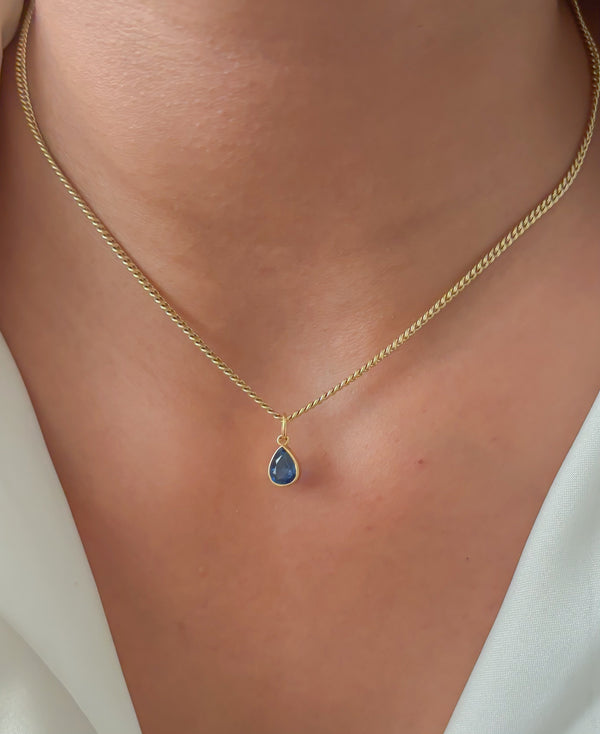 Blue Sapphire Pendant