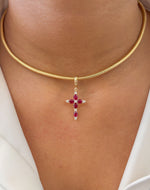 Ruby Diamond Pendant
