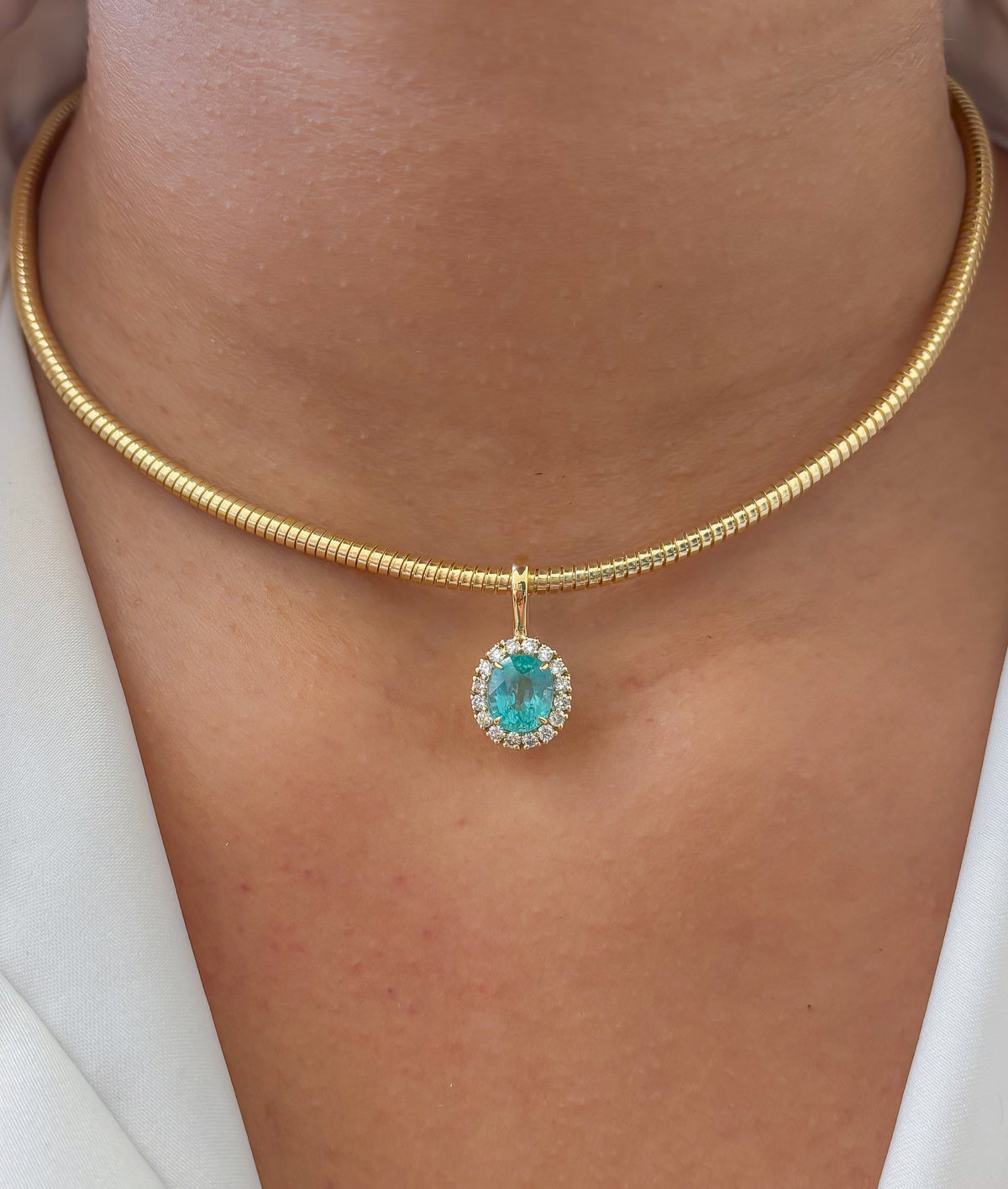 Emerald Diamond Pendant