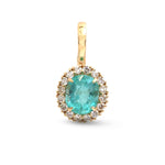 Emerald Diamond Pendant