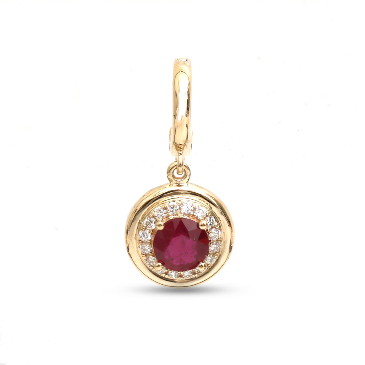 Ruby Diamond Pendant