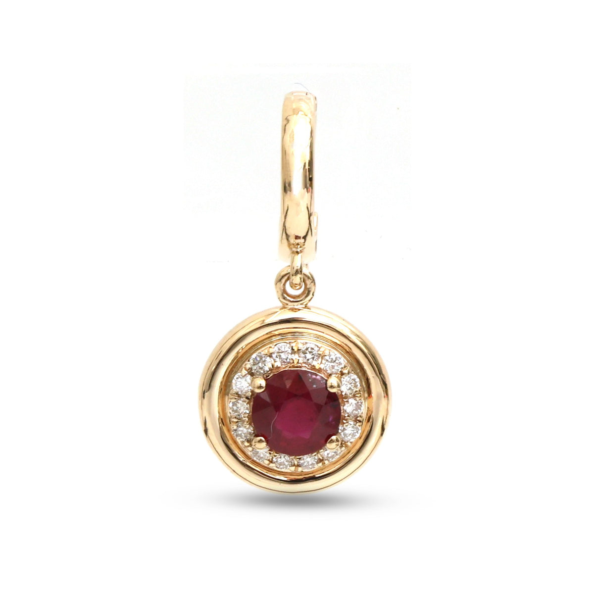 Ruby Diamond Pendant