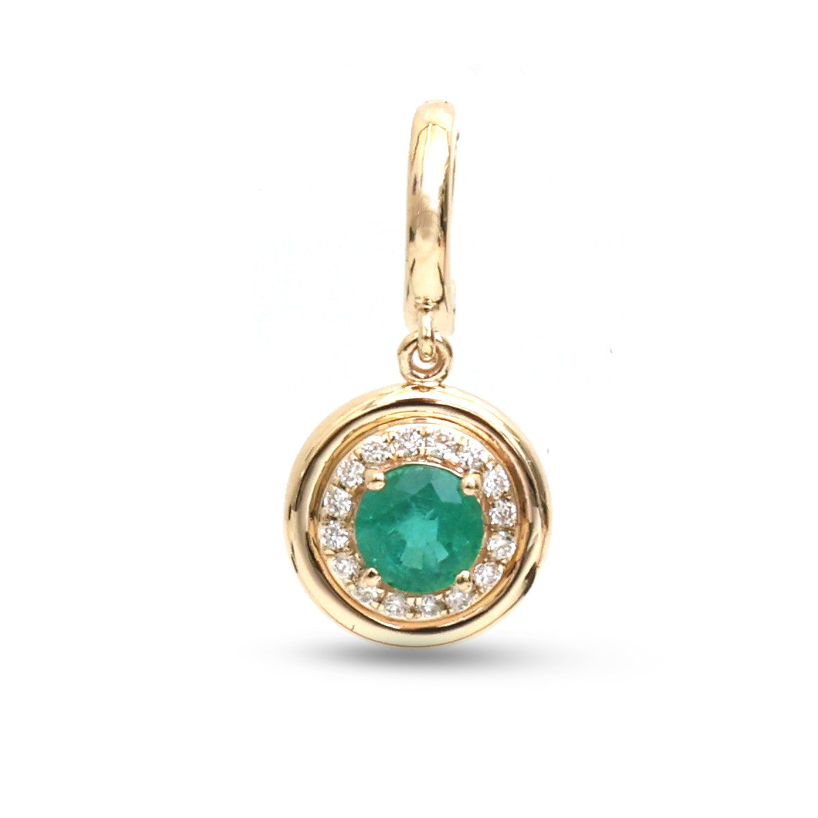 Emerald Diamond Pendant